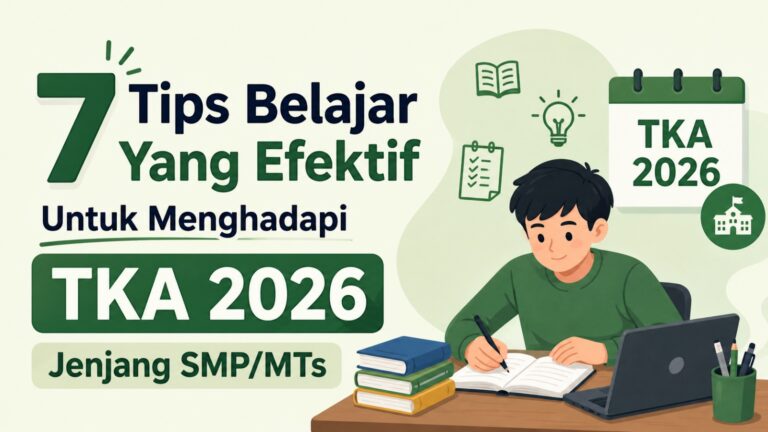 tips belajar yang efektif untuk jenjang smp/mts